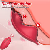 Vibrador masajeador de clítoris Rose Wearalbe con braguita y control remoto